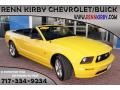 2006 Screaming Yellow Ford Mustang GT Premium Convertible  photo #1