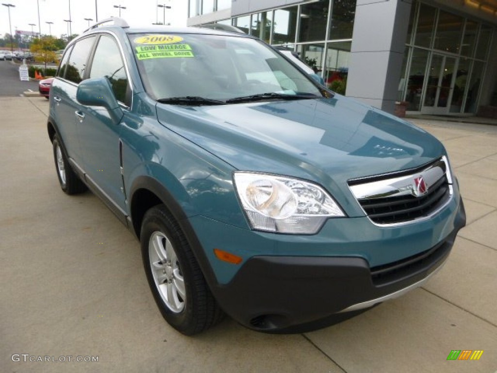 2008 VUE XE 3.5 AWD - Sea Mist Green / Tan photo #8