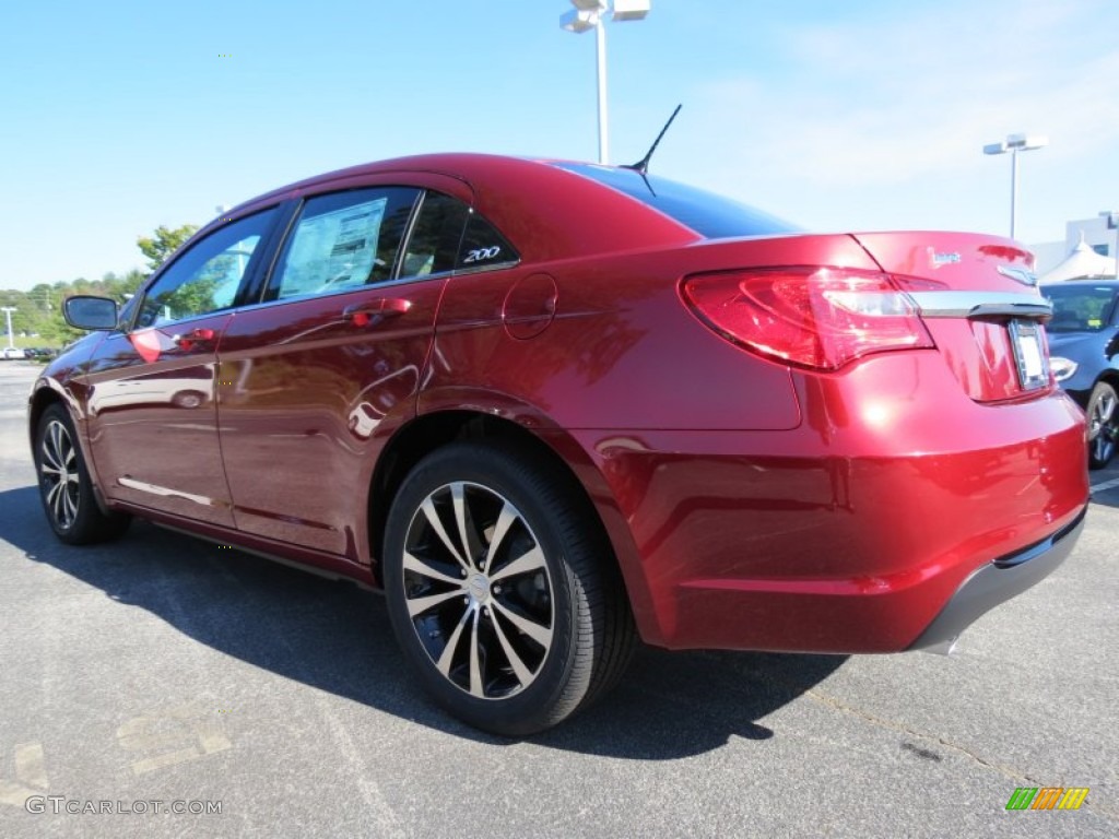 2014 200 Touring Sedan - Deep Cherry Red Crystal Pearl / Black photo #2