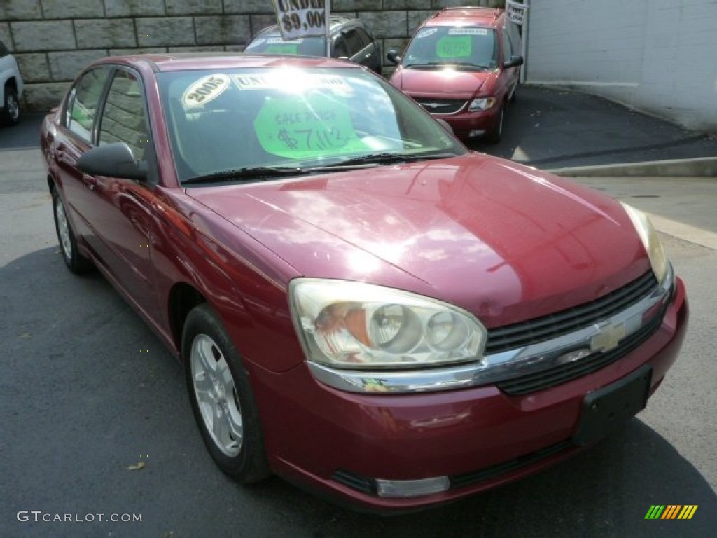 2004 Malibu LT V6 Sedan - Sport Red Metallic / Neutral photo #8