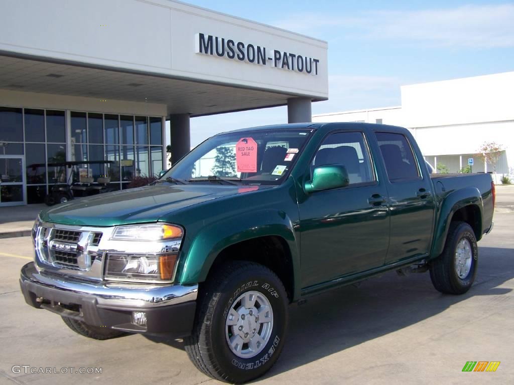 2006 i-Series Truck i-350 LS Crew Cab 4x4 - Woodland Green Metallic / Very Dark Pewter photo #1