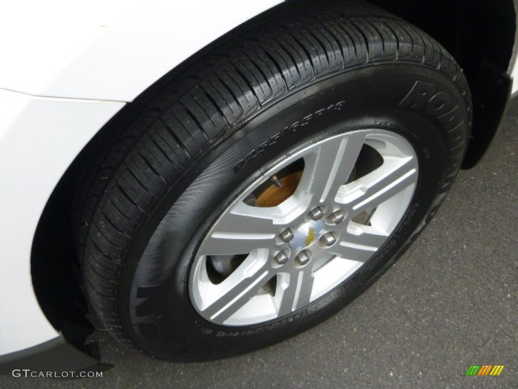 2010 Traverse LT AWD - Summit White / Dark Gray/Light Gray photo #9