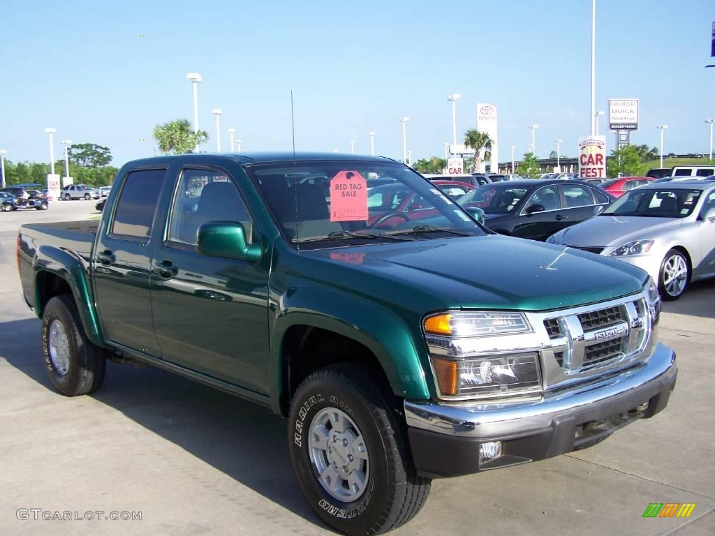 2006 i-Series Truck i-350 LS Crew Cab 4x4 - Woodland Green Metallic / Very Dark Pewter photo #3