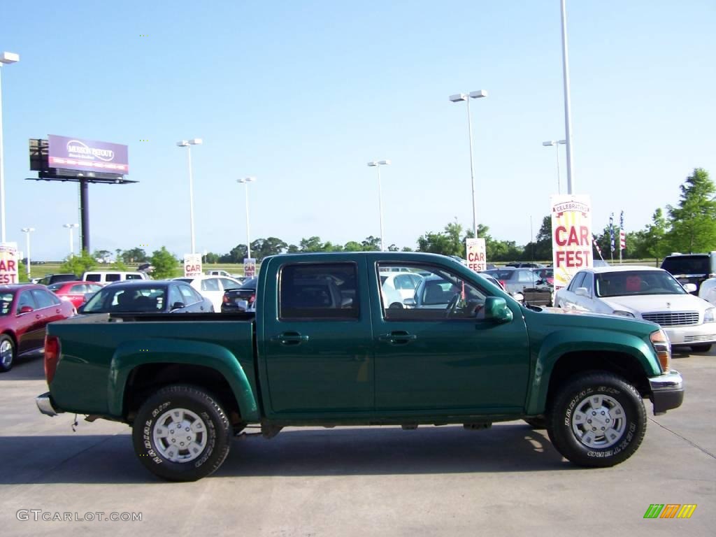 2006 i-Series Truck i-350 LS Crew Cab 4x4 - Woodland Green Metallic / Very Dark Pewter photo #4
