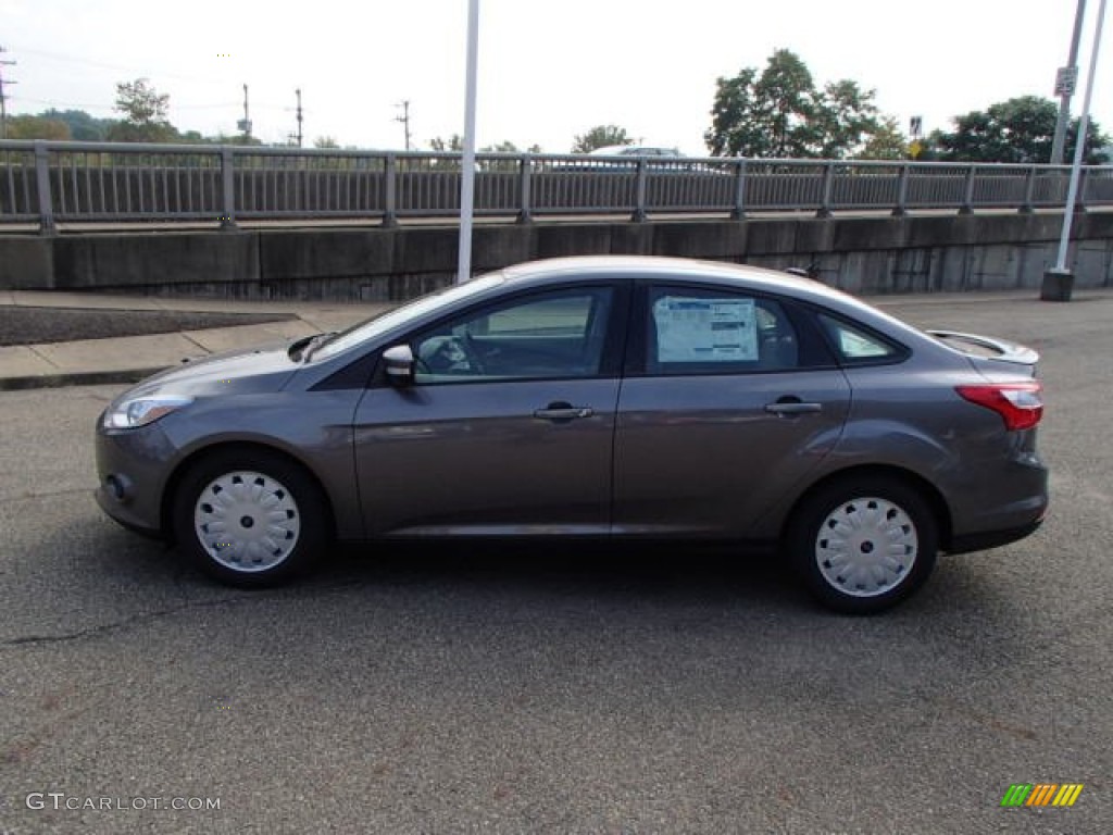 2014 Focus SE Sedan - Sterling Gray / Medium Light Stone photo #5