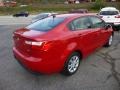 2013 Signal Red Kia Rio LX Sedan  photo #7