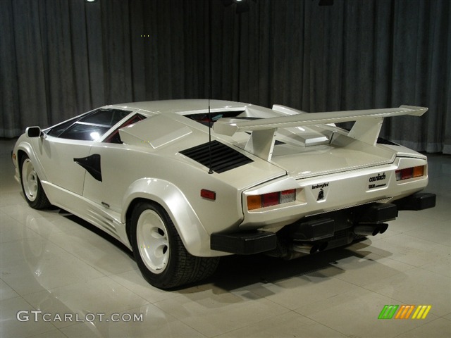 1988 Countach 5000 Quattrovalvole - White / Red photo #2