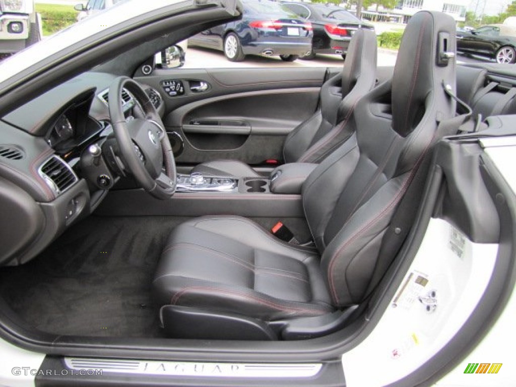 Warm Charcoal/Warm Charcoal Interior 2012 Jaguar XK XKR Convertible Photo #86421091