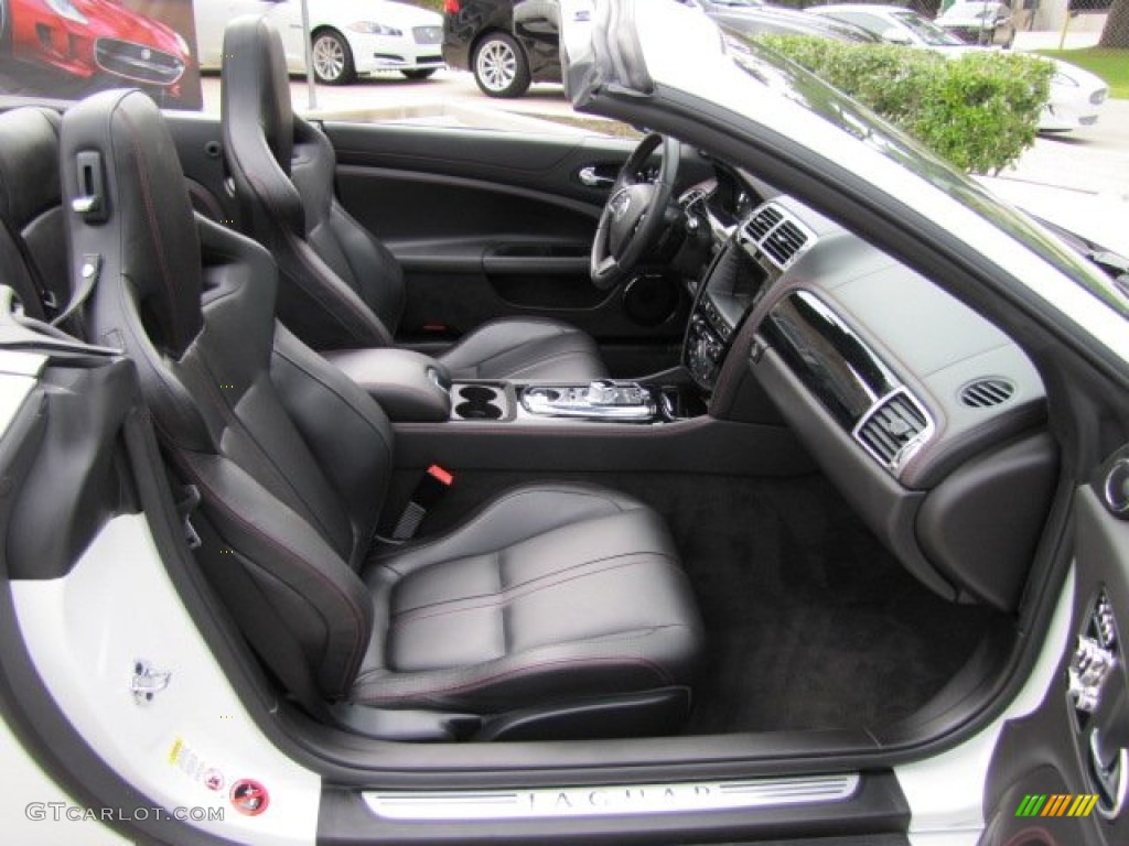 Warm Charcoal/Warm Charcoal Interior 2012 Jaguar XK XKR Convertible Photo #86421134