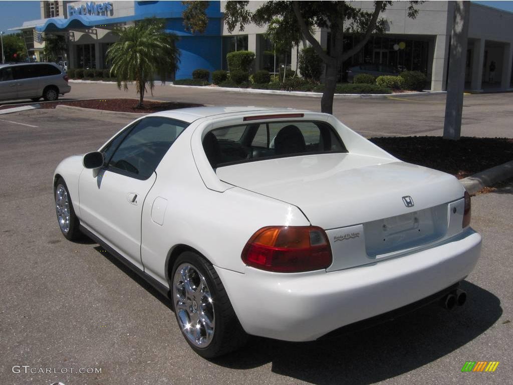 Frost white honda del sol #5