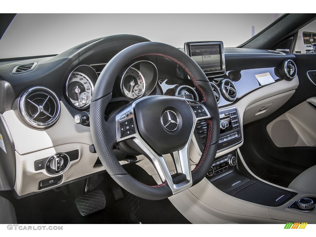 2014 Mercedes-Benz CLA 250 Beige Dashboard Photo #86421623