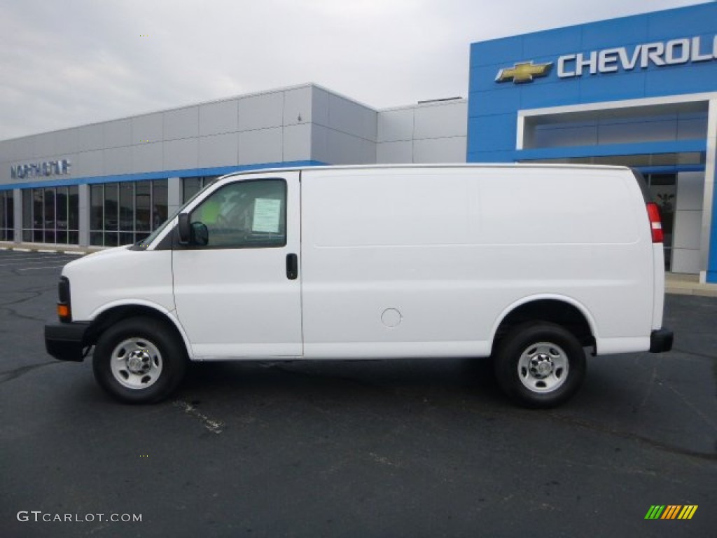 2012 Express 2500 Cargo Van - Summit White / Medium Pewter photo #2