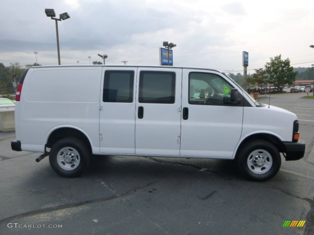 2012 Express 2500 Cargo Van - Summit White / Medium Pewter photo #6
