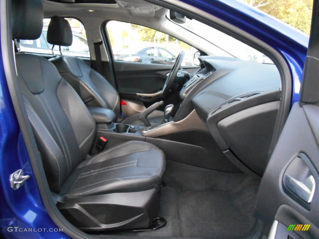 2012 Focus SEL 5-Door - Blue Candy Metallic / Charcoal Black photo #10