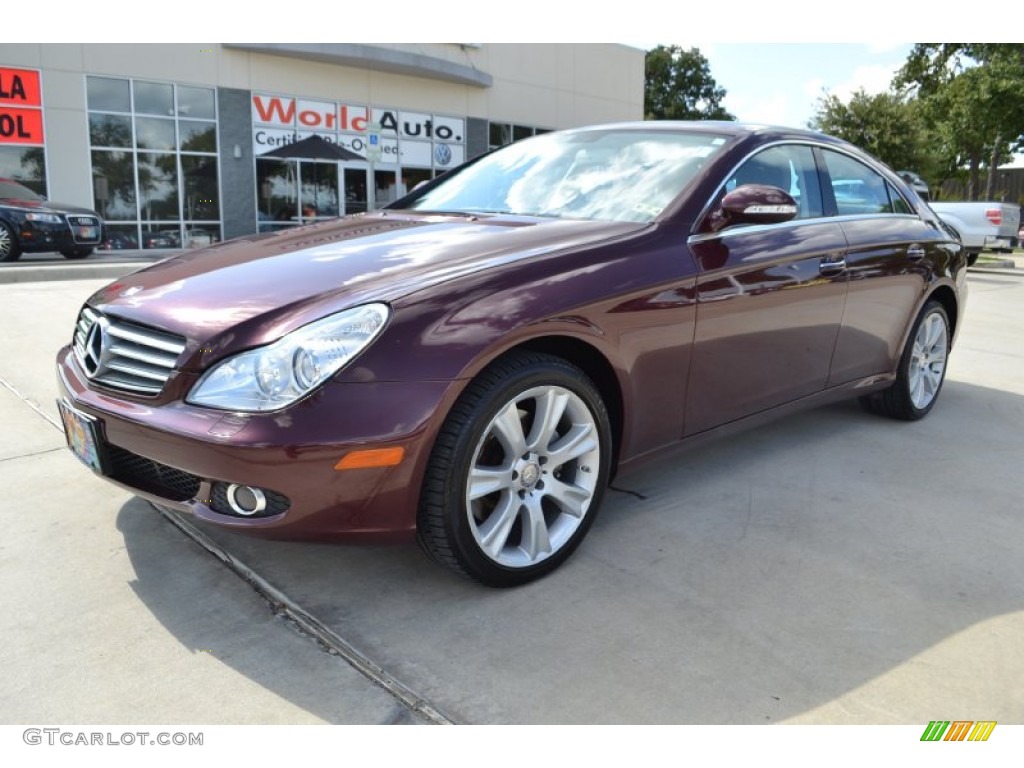 2008 CLS 550 - Barolo Red Metallic / Cashmere Beige photo #1
