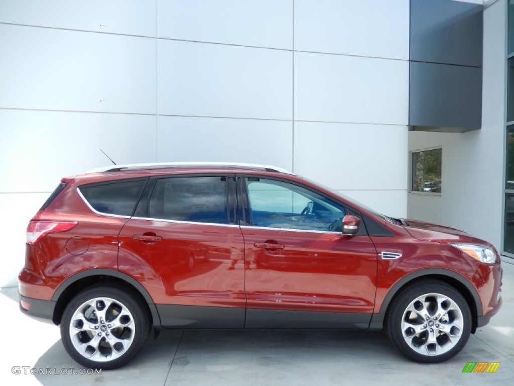 2014 Escape Titanium 2.0L EcoBoost - Sunset / Medium Light Stone photo #3