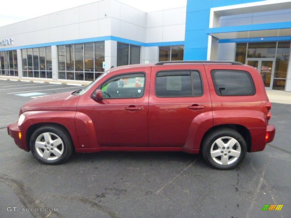 2009 HHR LT - Cardinal Red Metallic / Ebony photo #2