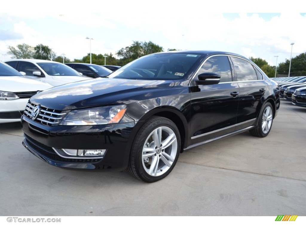 2014 Passat TDI SEL Premium - Black / Titan Black photo #1