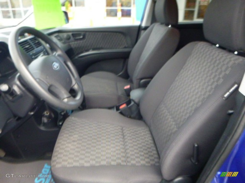 2008 Sportage LX - Smart Blue Metallic / Black photo #10