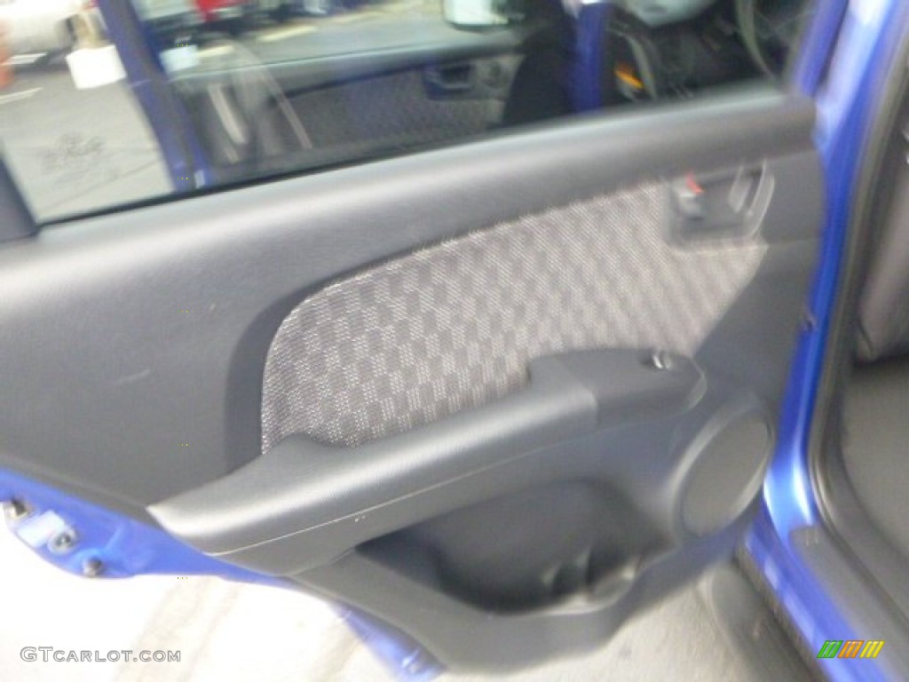 2008 Sportage LX - Smart Blue Metallic / Black photo #13