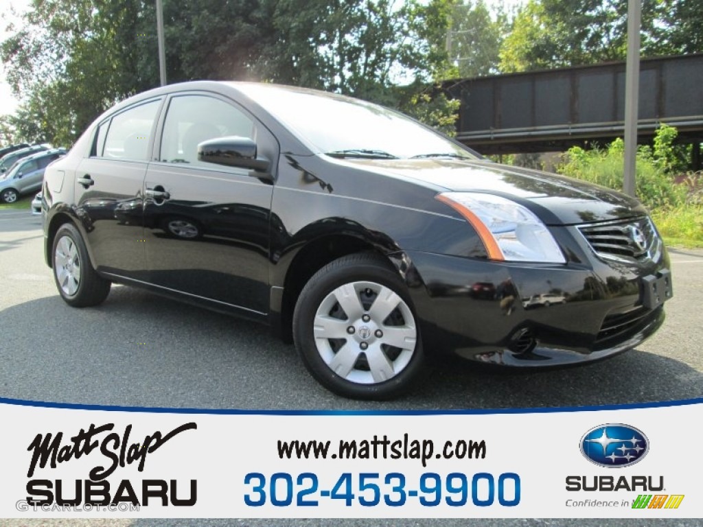 2012 Sentra 2.0 - Super Black / Charcoal photo #1