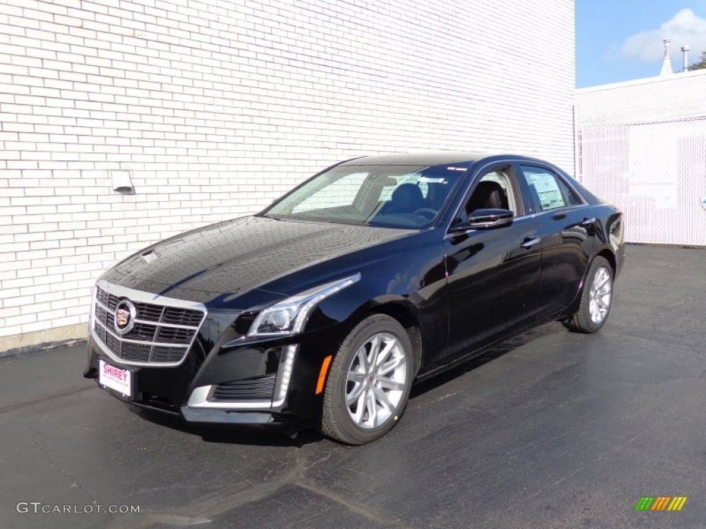 2014 CTS Sedan AWD - Black Raven / Jet Black/Jet Black photo #1