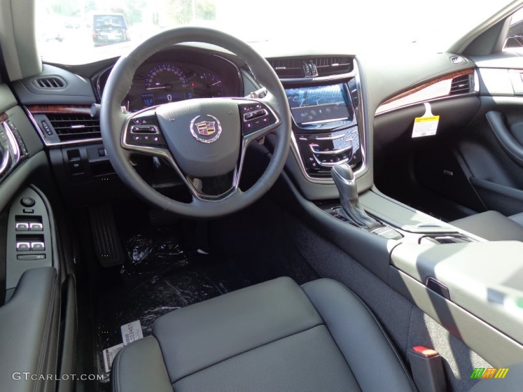 Jet Black/Jet Black Interior 2014 Cadillac CTS Sedan AWD Photo #86427086
