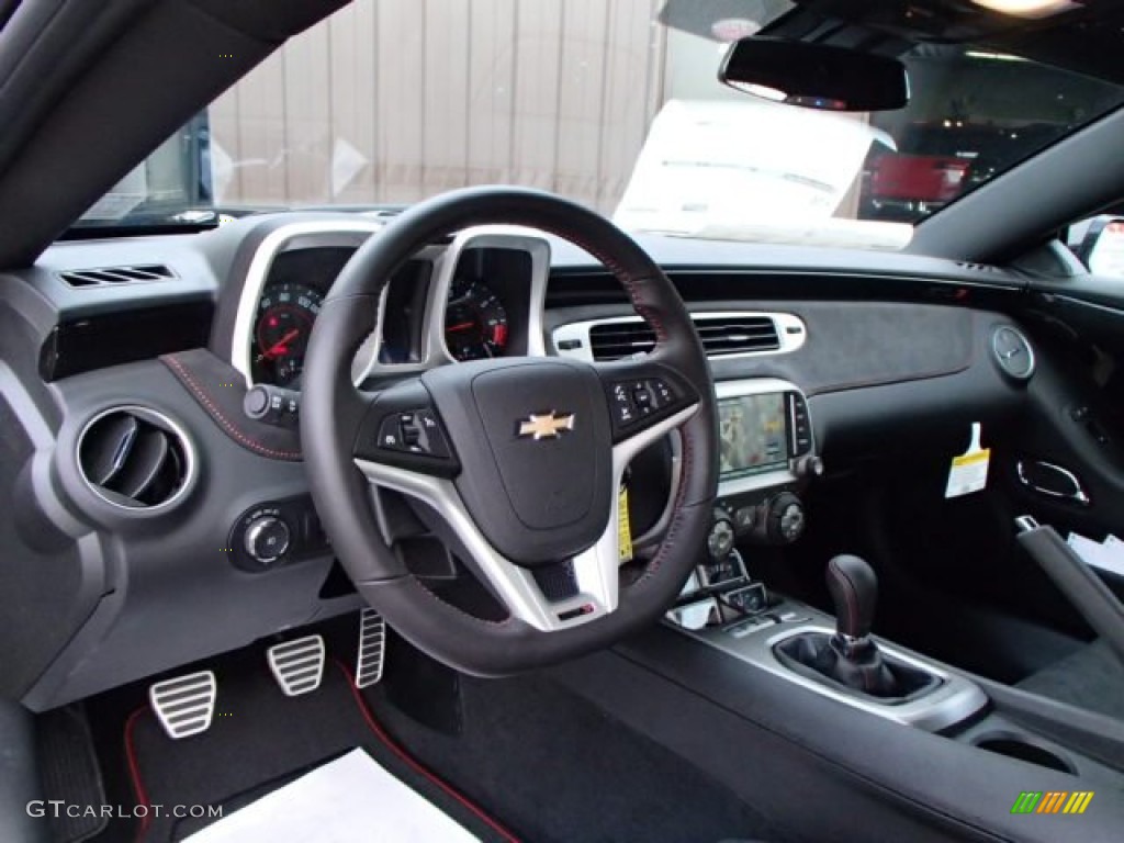 2014 Chevrolet Camaro ZL1 Coupe Black Dashboard Photo #86427944