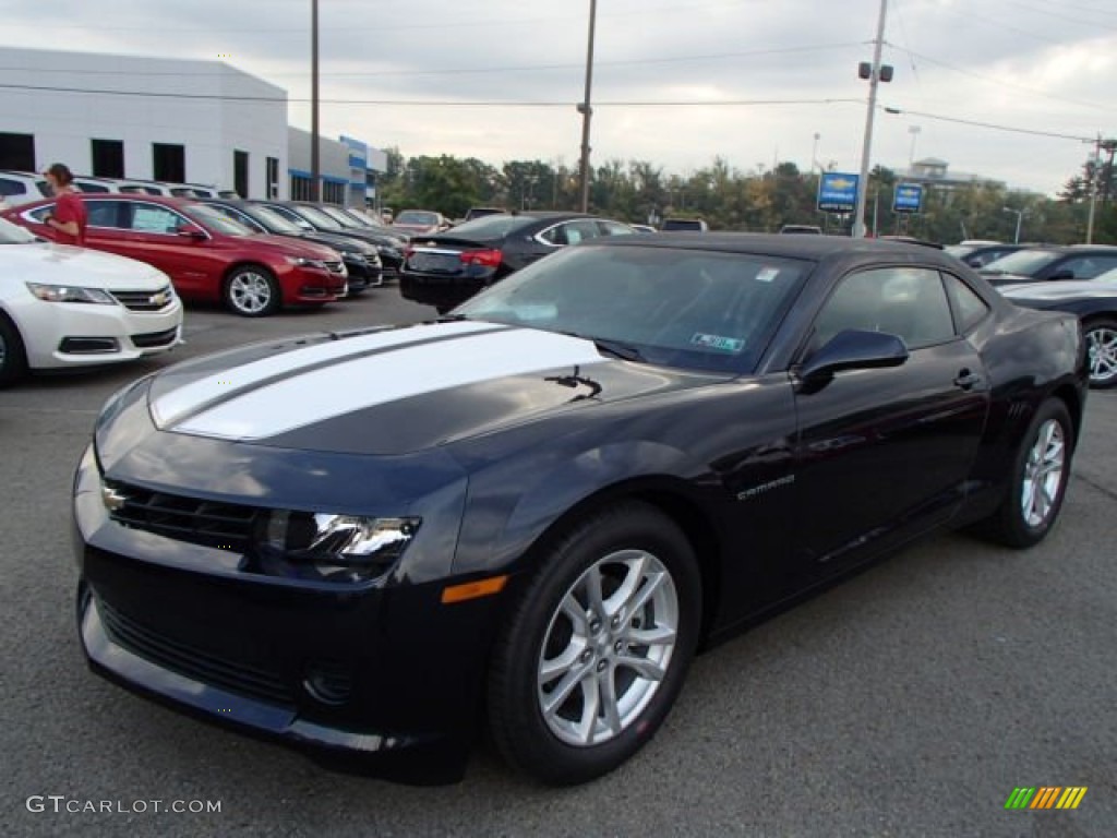 2014 Camaro LS Coupe - Blue Ray Metallic / Black photo #1