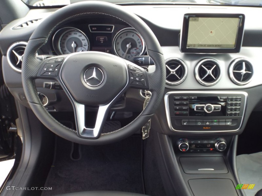 2014 Mercedes-Benz CLA 250 Black Dashboard Photo #86428451