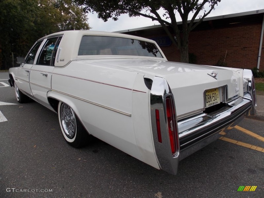 1983 DeVille Sedan - Cotillion White / Dark Maroon photo #3