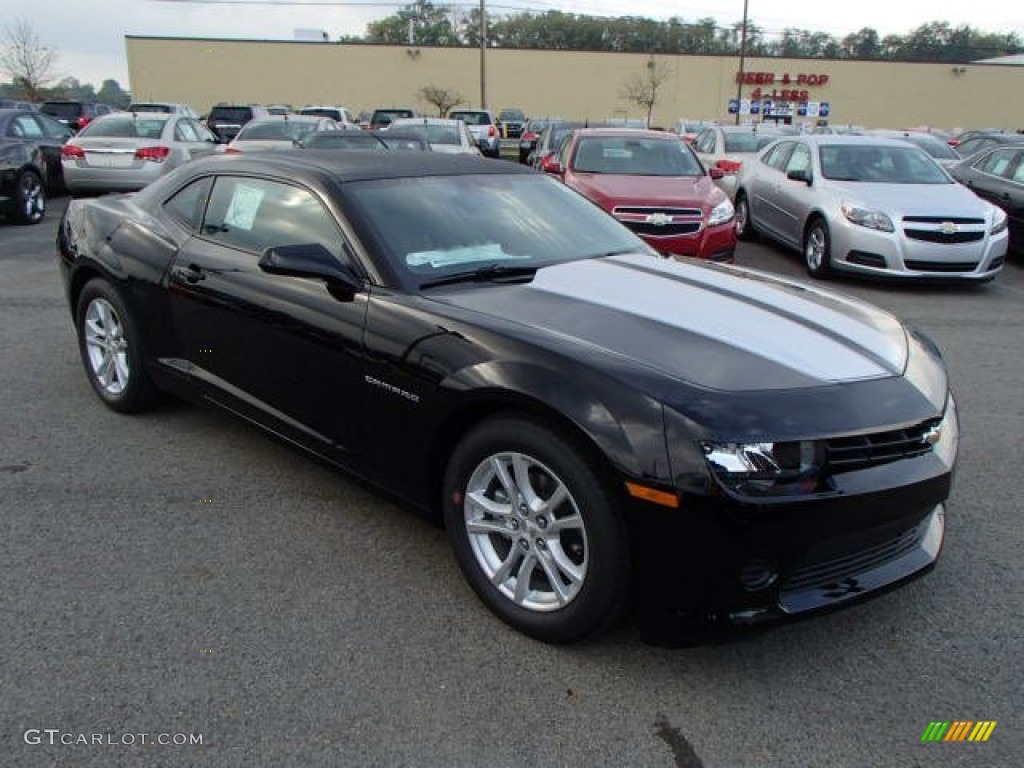 2014 Camaro LS Coupe - Black / Black photo #3