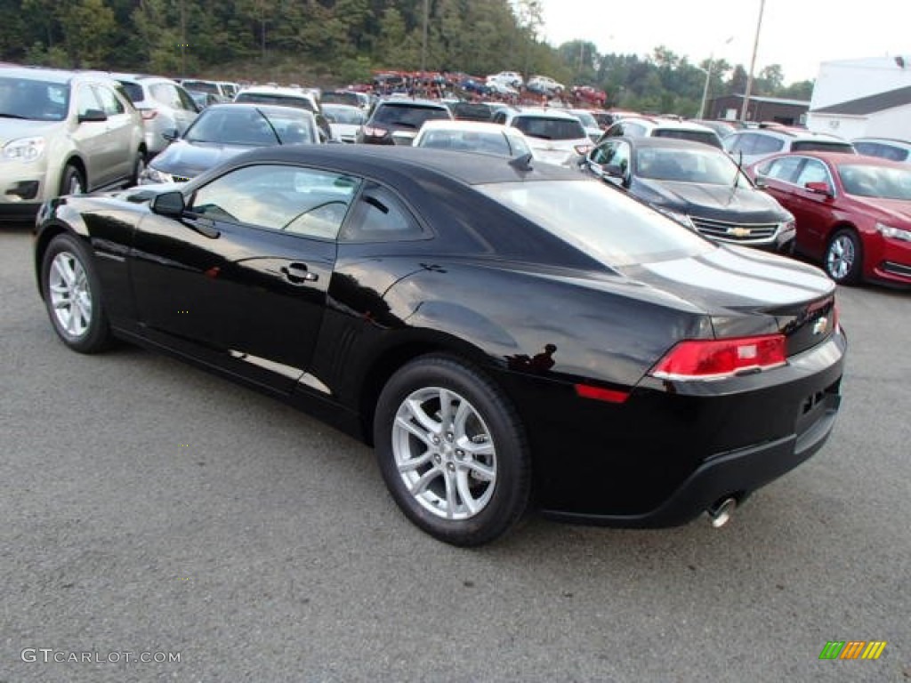2014 Camaro LS Coupe - Black / Black photo #7