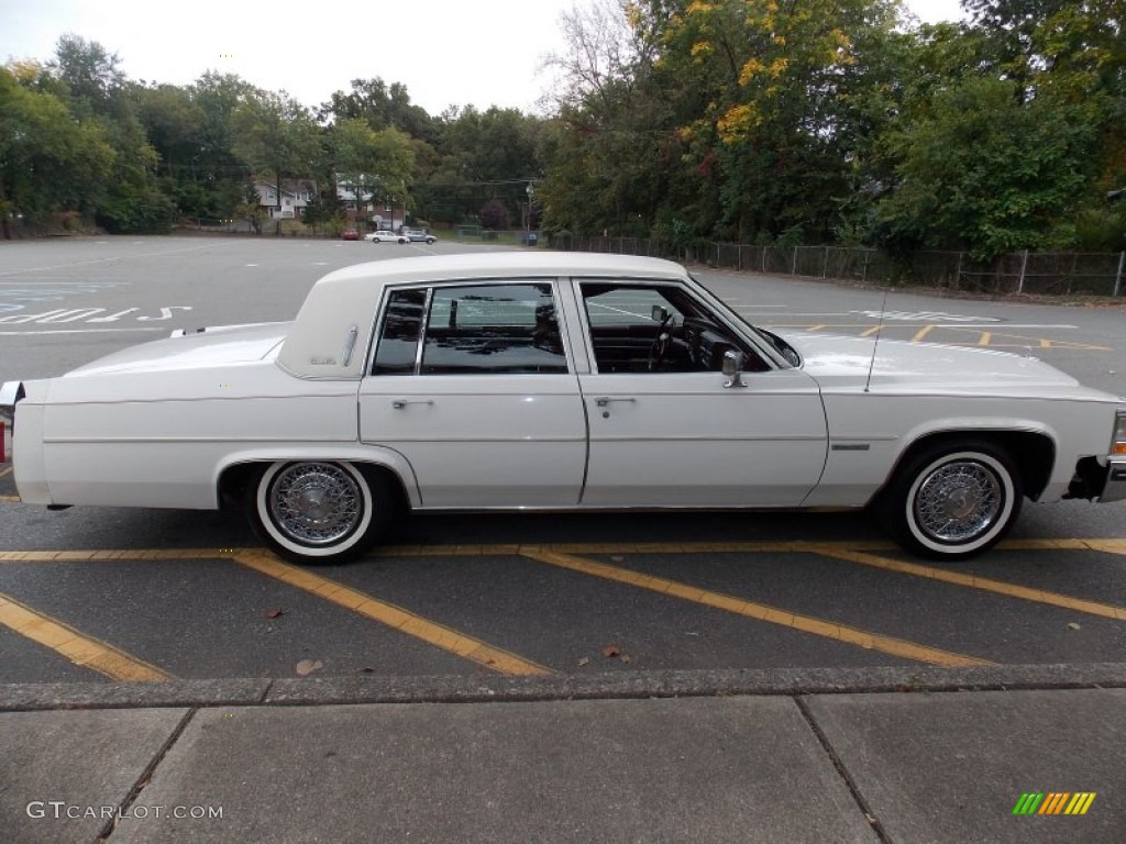 1983 DeVille Sedan - Cotillion White / Dark Maroon photo #10
