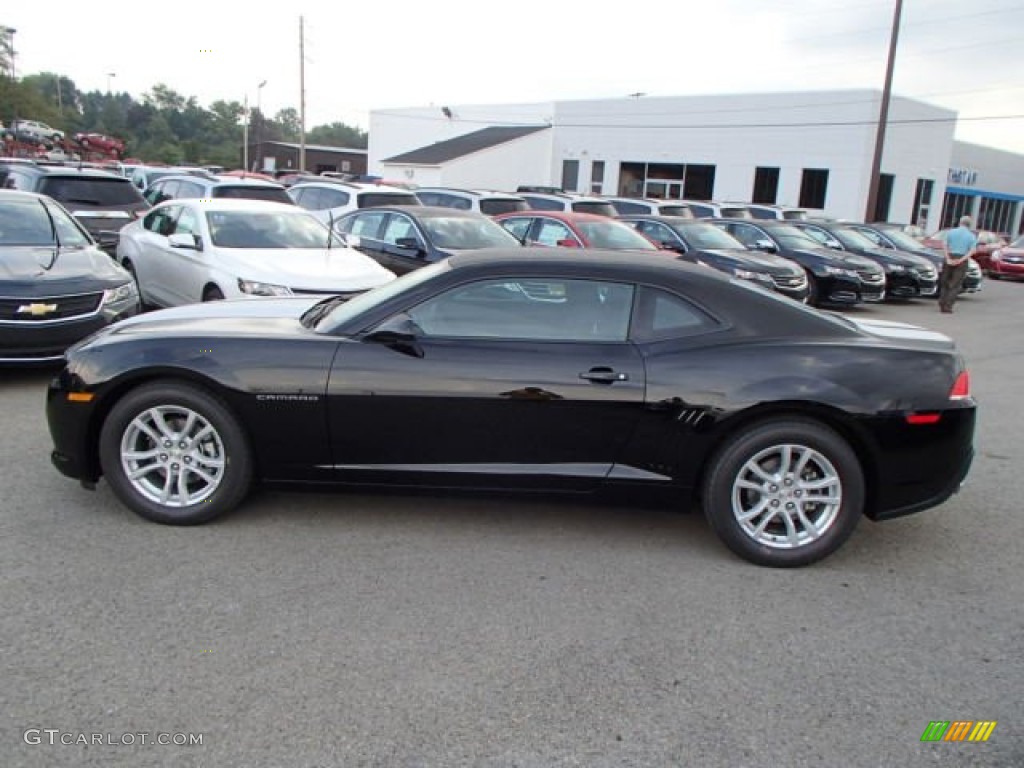 2014 Camaro LS Coupe - Black / Black photo #8