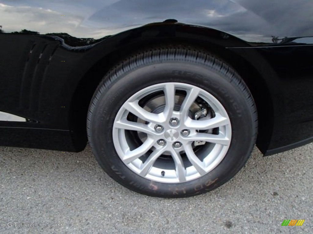 2014 Camaro LS Coupe - Black / Black photo #9