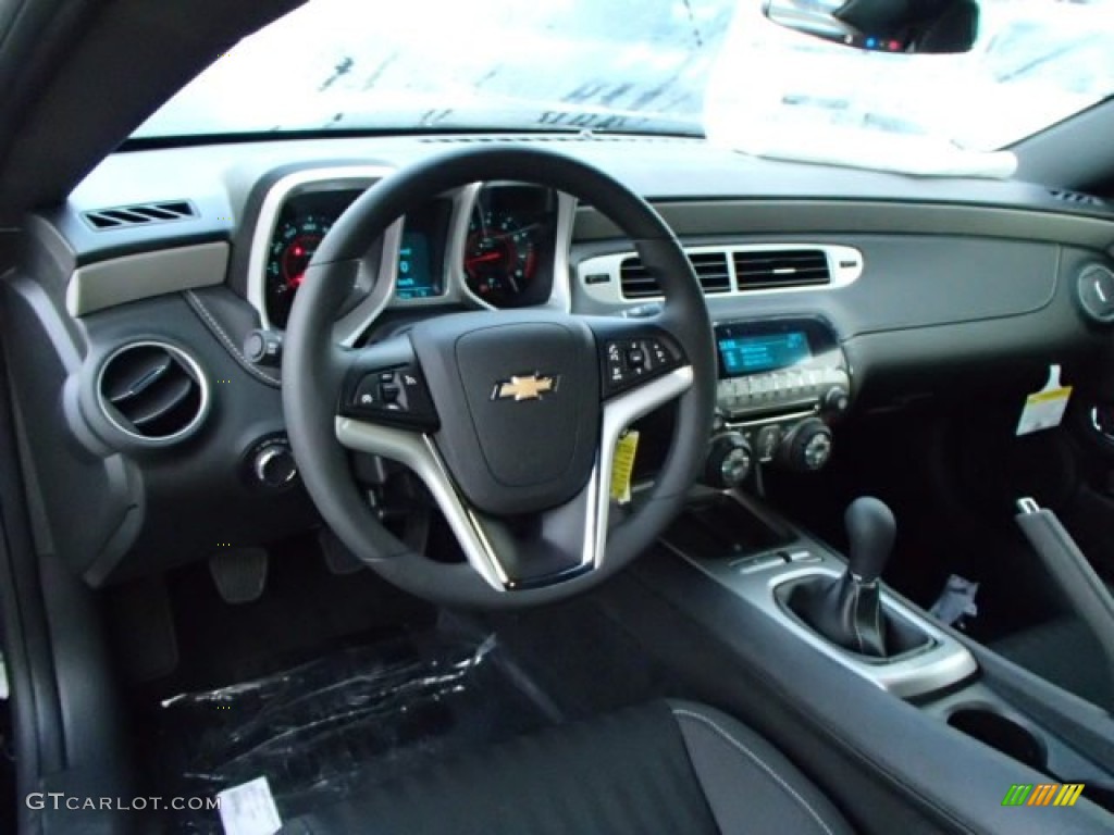 2014 Camaro LS Coupe - Black / Black photo #12