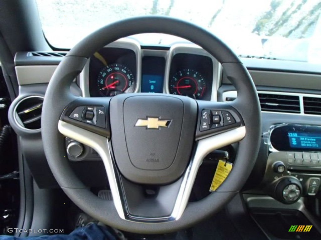 2014 Camaro LS Coupe - Black / Black photo #17