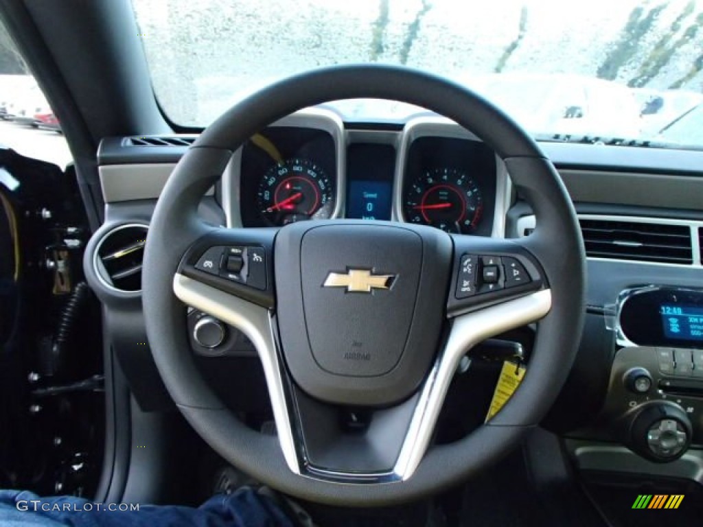 2014 Camaro LS Coupe - Black / Black photo #19