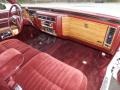 1983 Cadillac DeVille Dark Maroon Interior Dashboard Photo