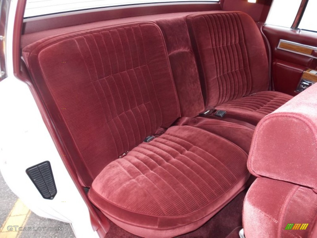 1983 DeVille Sedan - Cotillion White / Dark Maroon photo #31