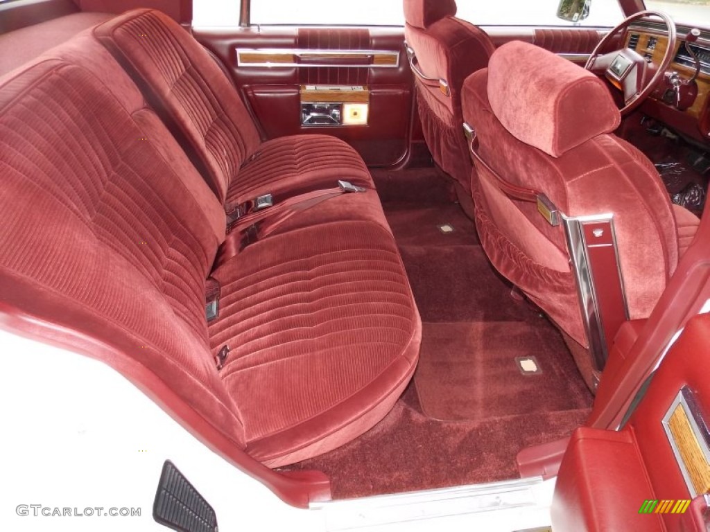 1983 DeVille Sedan - Cotillion White / Dark Maroon photo #32