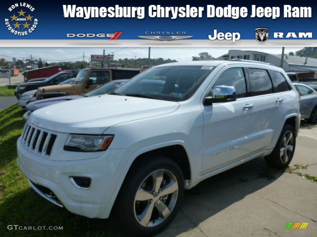 Bright White Jeep Grand Cherokee