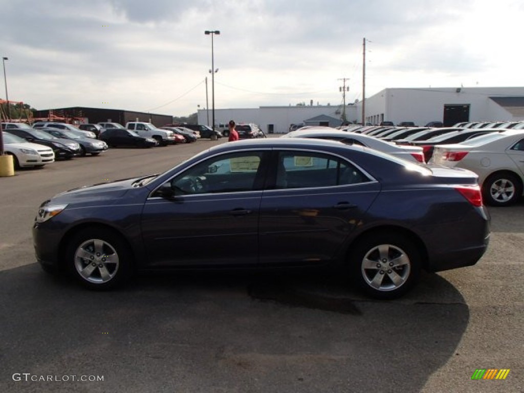 2014 Malibu LS - Atlantis Blue Metallic / Jet Black photo #8