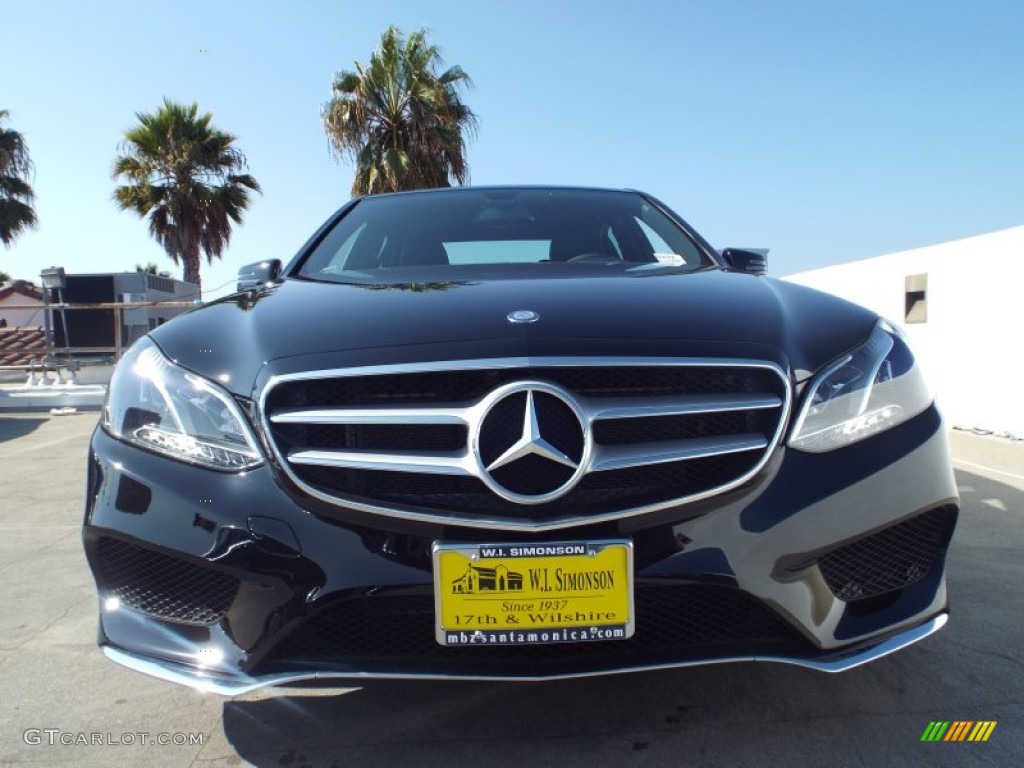 2014 E 350 Sport Sedan - Black / Black photo #2