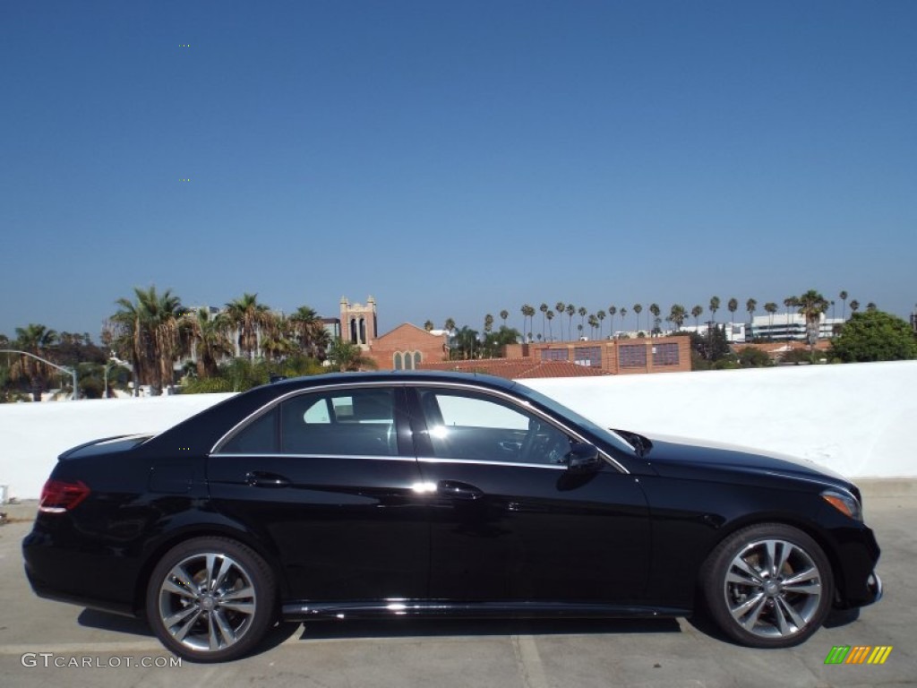 2014 E 350 Sport Sedan - Black / Black photo #3