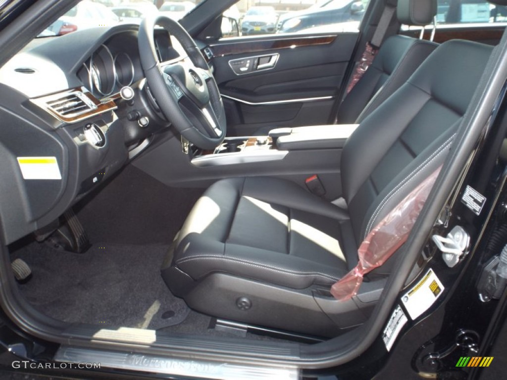 2014 E 350 Sport Sedan - Black / Black photo #7