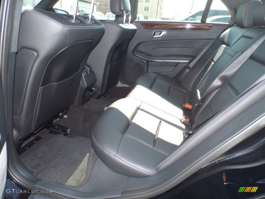 2014 E 350 Sport Sedan - Black / Black photo #8