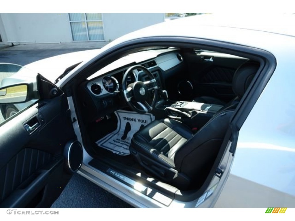 2013 Mustang V6 Premium Coupe - Ingot Silver Metallic / Charcoal Black photo #19