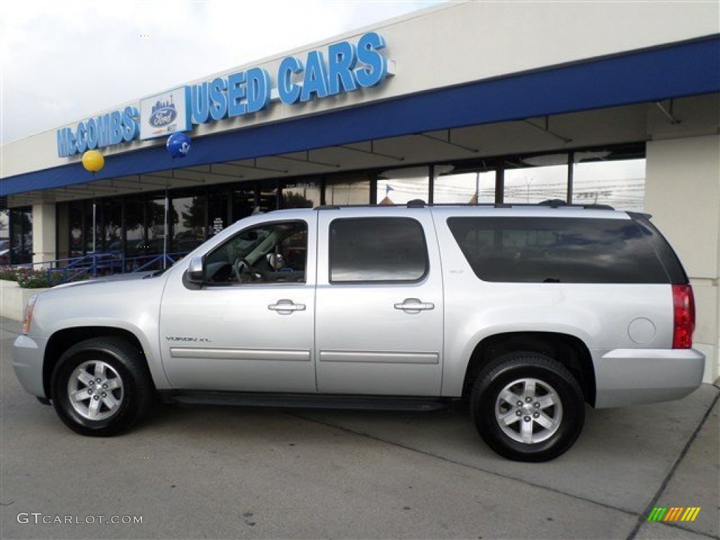 2013 Yukon XL SLT - Quicksilver Metallic / Light Titanium photo #2